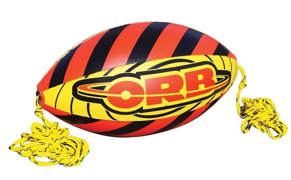 Airhead Orb, Towable Tube Rope Performance Ball, Multiple Color Options Available Orange/Yellow - product information 3
