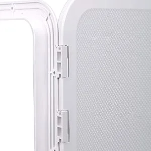 Amarine Made Marine Deck Hatch Boat Deck Hatch Access Hatch & Lid 24" X 14" - White/Black - Amarine-made Marine Deck Hatch Boat Deck Hatch Access Hatch & Lid 24