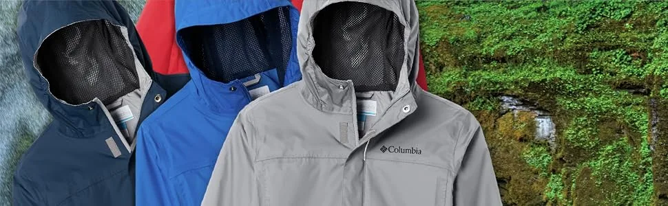 Columbia Boys' Watertight Jacket Super Blue X-Large - Boys waterproof raincoat