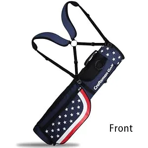 Craftsman Golf Star and Stripes Red White Blue Lightweight Easy Carry Shoulder Sunday Range Golf Bag - product information 13
