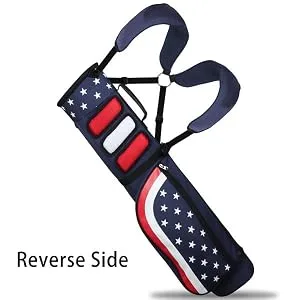 Craftsman Golf Star and Stripes Red White Blue Lightweight Easy Carry Shoulder Sunday Range Golf Bag - product information 14