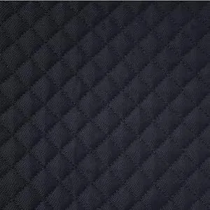 ECP All Purpose Diamond Quilted Therapeutic Contoured Correction Support Western Saddle Pad with Adjustable Memory Foam Black - ECP All Purpose Diamond Quilted Therapeutic Contoured Correction Support Western Saddle Pad