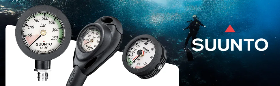 SUUNTO SM-16 Depth Gauge 150ft Depth Imperial - Suunto Dive Gauges