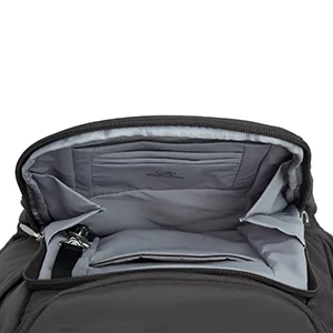 Travelon Anti Theft Classic Backpack, Midnight - RFID Blocking Pockets