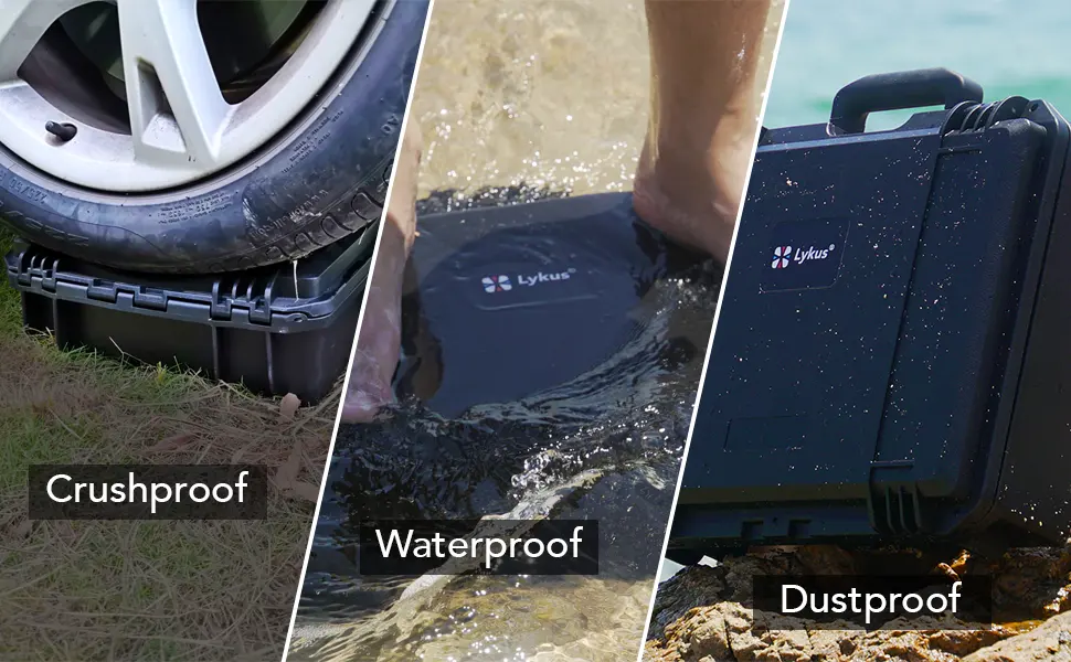 Lykus AT100 Waterproof Hard Case for DJI Avata, Goggles 2, and Motion Controller, Dual-Layer Foam Insert, Compact and Light CASE ONLY - proofs