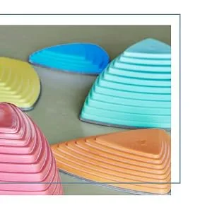 Gonge Tactile Discs Set of 5 Assorted, 4.3" - 10.6" Assorted Set 1 - gonge nordic