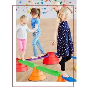 Gonge Tactile Discs Set of 5 Assorted, 4.3" - 10.6" Assorted Set 1 - gonge vibrant