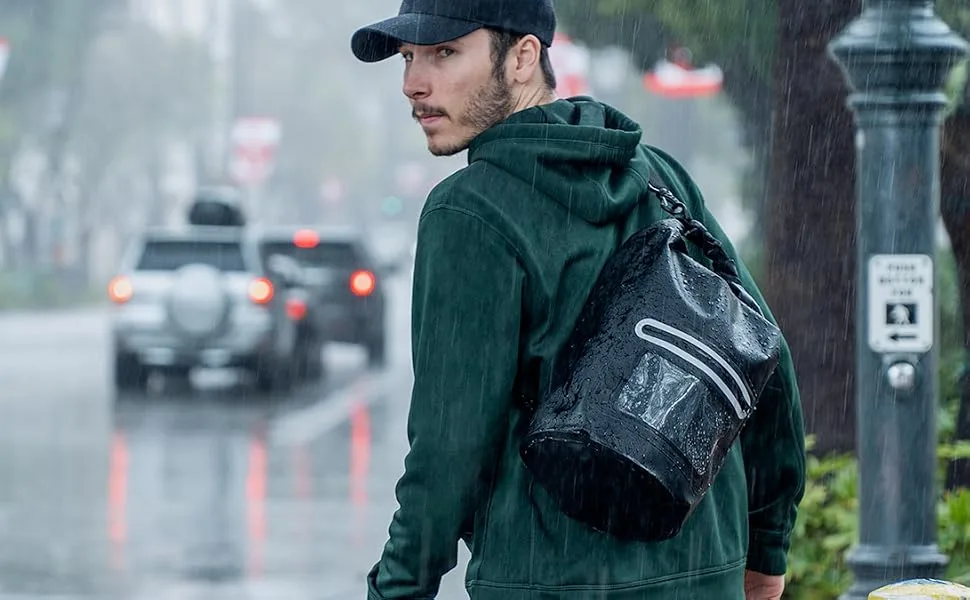 Mission Darkness Dry Shield Faraday Tote 15L // Waterproof Dry Bag for Electronic Device Security & Transport // Signal Blocking, Anti-Tracking, EMP Shield, Data Privacy for Phones, Tablets, Laptops - mission darkness waterproof faraday bag rf signal isolation anti-tracking block gps tracking