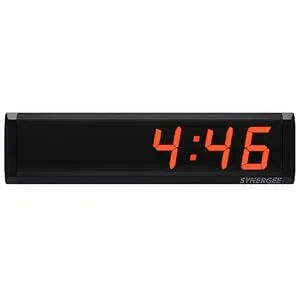 Synergee 16" Premium LED Programmable Interval Wall Timer Gym Timer with Wireless Remote. Tabata, EMOTM, Stopwatch, Count Up/Down, MMA, Clock. B) Medium 16" - Synergee Interval Timer