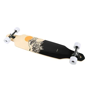 VOLADOR Freeride Longboard Cruiser | Maple Wood Deck| Drop Through Longboard Complete Rocky - Volador longboard