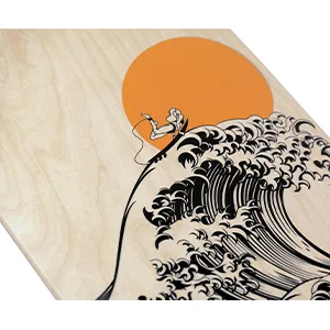 VOLADOR Freeride Longboard Cruiser | Maple Wood Deck| Drop Through Longboard Complete Rocky - Volador longboard