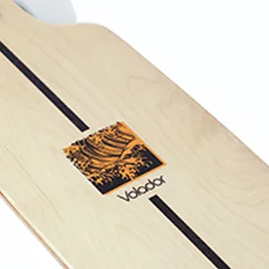 VOLADOR Freeride Longboard Cruiser | Maple Wood Deck| Drop Through Longboard Complete Rocky - Volador longboard