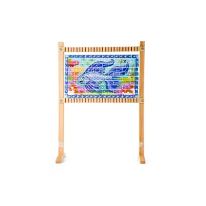 Melissa & Doug Wooden Multi-Craft Weaving Loom: Extra-Large Frame (22.75 x 16.5 inches) - image