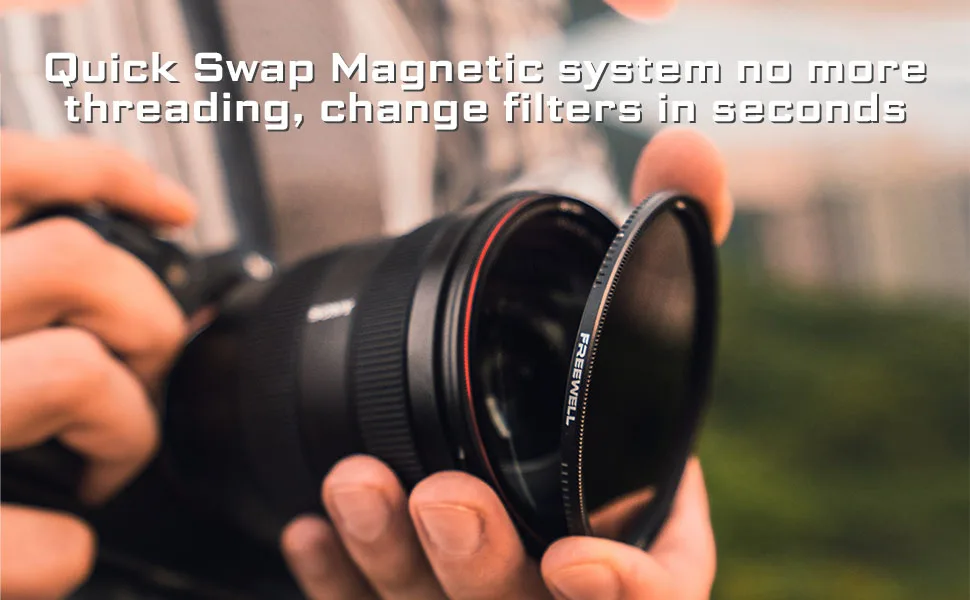 Freewell Magnetic Quick Swap System 82mm Neutral Density ND1000 (10 f-Stops) ND3.0 Camera Filter 82mm ND1000 - product information 10