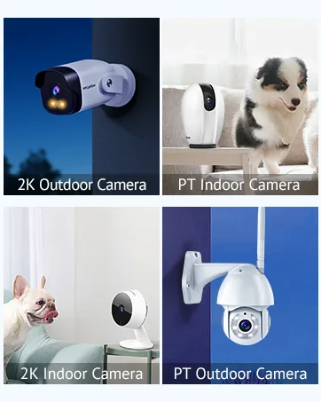 LaView 4MP 2K Security Cameras Outdoor Indoor Wired,IP65, Starlight Sensor & 100 Ft Night Vision,Motion/Person Detection,2-Way Audio/Spotlight,US Cloud,Compatible With Alexa,iOS & Android & Web Access White 2 Pack - security camera