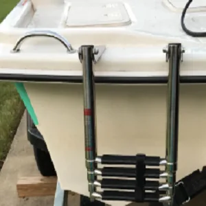 Amarine Made 4 Step Stainless Steel Telescoping Boat Ladder Swim Step - Dock Ladder