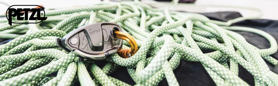 Petzl GRIGRI + Belay Device with Cam-Assisted Blocking and Anti-Panic Handle, Suitable for Learners and Intensive Use Grey - GRIGRI +