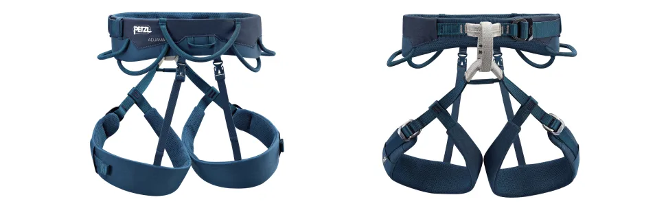 Petzl ADJAMA Unisex Harness - Adjustable Rock and Ice Climbing Harness for Single and Multi-Pitch Climbs Blue Large - product information 4