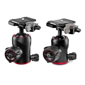 Manfrotto Compact Ball Head 494, Fluid Ball Head for Camera Tripod, Camera Stabilizer, Photography Equipment, for Content Creation, Photography - tripod, head