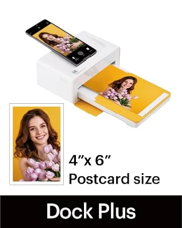 KODAK Mini Shot 2 Retro 4PASS 2-in-1 Instant Digital Camera and Photo Printer (2.1x3.4 inches) + 68 Sheets Bundle, Yellow Printer + 68 Sheets Yellow - kodak dock plus photo printer polaroid instant camera for iphone and android instax mini