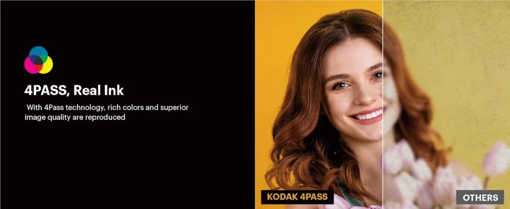 KODAK Mini Shot 2 Retro 4PASS 2-in-1 Instant Digital Camera and Photo Printer (2.1x3.4 inches) + 68 Sheets Bundle, Yellow Printer + 68 Sheets Yellow - kodak mini shot 2 instant camera and photo printer