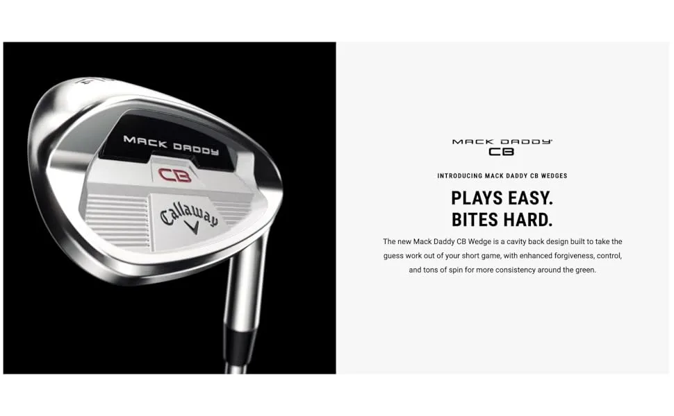 Callaway Mack Daddy CB Wedge Right Steel Wedge Flex 56 Degrees - header