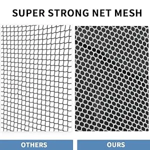 Horyliin Golf Practice Net, 10x7ft Green Golf Hitting Training Aids Nets with Target and Carry Bag for Backyard Driving Chipping Black - Golf Practice Net,