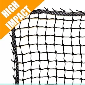 Just For Nets Nylon Golf High Impact Net, Black 10 x 10 - #18 3/4