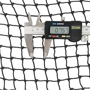 Just For Nets Nylon Golf High Impact Net, Black 10 x 10 - JFN #18 3/4
