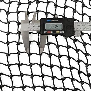 Just For Nets Nylon Golf High Impact Net, Black 10 x 10 - JFN #24 3/4