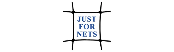 Just For Nets Nylon Golf High Impact Net, Black 10 x 10 - JFN LOGO