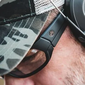 Magpul Radius Sunglasses Tactical Ballistic Military Eyewear Shooting Glasses for Men Black Frame Gray Lens with Silver Mirror (Polarized) - radius 2