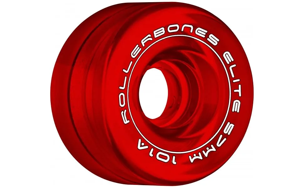 RollerBones Art Elite 101A Competition Roller Skate Wheels (Set of 8) 57mm Red - Rollerbones Art Elite 57mm 101A Red Roller Skate Competition Wheels 8 Pack