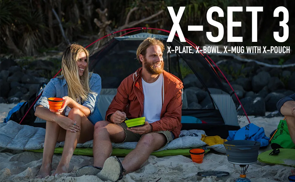 Sea to Summit X Series Set, 3 Piece (Plate, Bowl, Mug w/Pouch) - X-Set 3