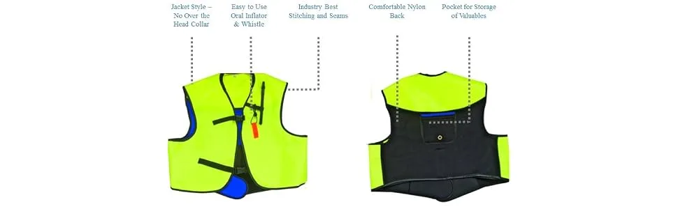 Innovative Scuba Concepts Innovative Scuba Deluxe Jacket Style Snorkel Vest, SN41 Adult - product information 4