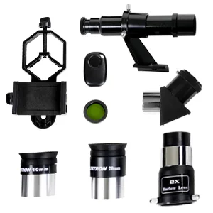 Celestron - 70mm Travel Scope DX - Portable Refractor Telescope - Fully-Coated Glass Optics - Ideal Telescope for Beginners - BONUS Astronomy Software Package - Digiscoping Smartphone Adapter - Deluxe Accessories