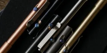 BIG IDEA DESIGN Bolt Action Pen (Titanium Stonewashed) - bolt