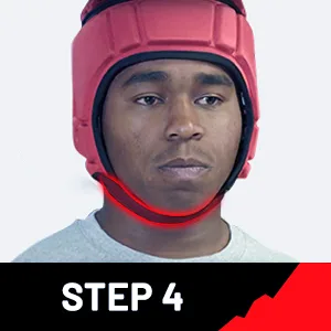 Gamebreaker PRO Powered by D3O Soft Shell Headgear Black Large - FASTENS SECURE AND STEADY FOR UTMOST SAFETY