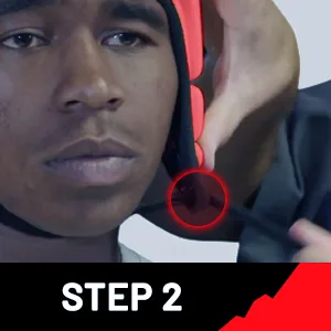 Gamebreaker PRO Powered by D3O Soft Shell Headgear Black Large - KEEPS YOUR PERIPHERAL VISION COMPLETELY UNOBSTRUCTED