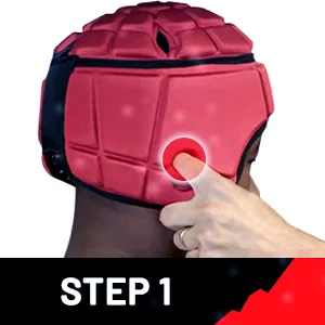 Gamebreaker PRO Powered by D3O Soft Shell Headgear Black Large - THE GREATER IMPACT, THE MIGHTIER PROTECTION