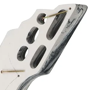 Get Out! Training Board Rock Climbing Hang Board with Hand Grip, Fingerboard Pull Up Bar Hanging Hangboard Black-White - fingerboard