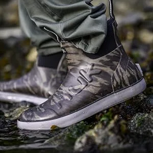 HUK Men's Rogue Wave Shoe | High-Performance Fishing & Deck Boot Rain 11 Grey - New - huk, rogue, waterproof, pull on, fishing, boot, shoe