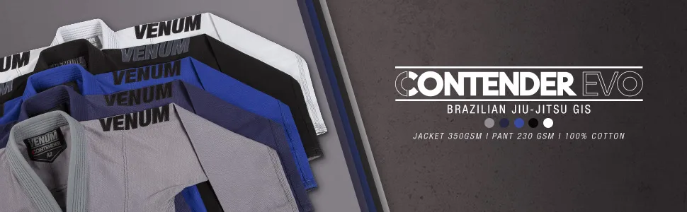 Venum Contender Evo BJJ Gi Black A2.5 - Venum