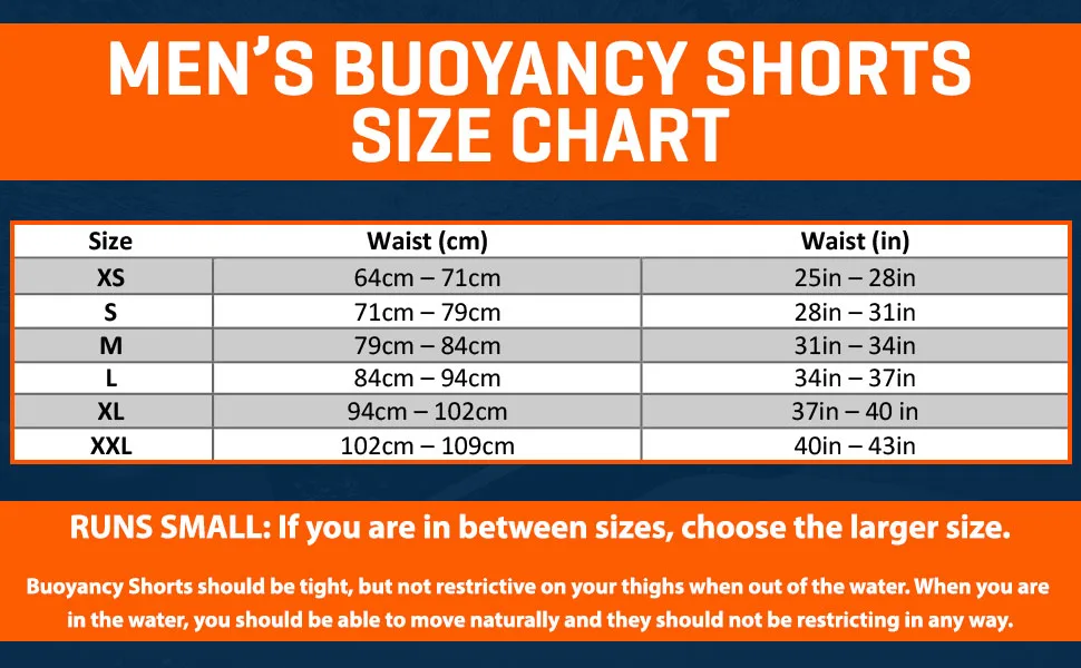 Zone3 Neoprene Buoyancy Shorts 'The Next Step' 3/2mm Black/Green Small - Zone3 Men Buoyancy Shorts