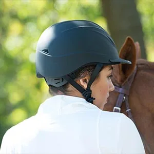 TROXEL Performance Headgear Troxel Intrepid Indigo Riding Helmet Large Black - Troxel Helmets