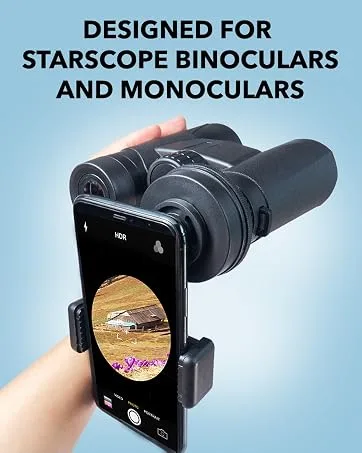 STARSCOPE Monocular Telescope G3 Smartphone PRO Bundle - 10x42 Monocular Telescope for Smartphone Kit | BAK4 Prism HD Mini Monocular Telescope with Tripod, Phone Scope Mount, and Accessories Pro smartphone Bundle - starscope