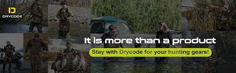 DRYCODE Waders for Men with Boots, Waterproof Neoprene Chest Waders for Women, Duck Hunting/Fishing Waders M10 Reed Grass - It is more than a product
