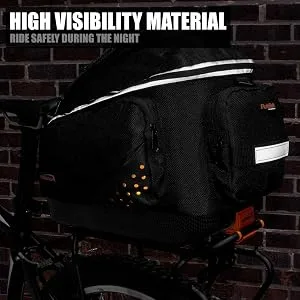 Ibera Bike Trunk Bag - PakRak Clip-On Quick-Release Bicycle Commuter Bag Regular - product information 25