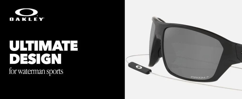 Oakley Men's OO9416 Split Shot Rectangular Sunglasses Matte Black Camo/Prizm Deep H2o Polarized 64 Millimeters - Oakley SplitShot