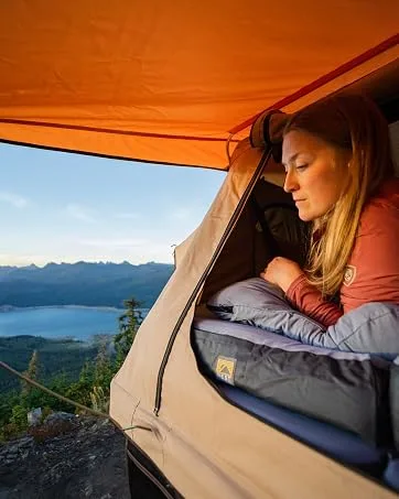 HEST Camping Pillow - Temperature Resilient, Memory Foam, Packable Travel Pillow Camp Pillow - 15" L x 22" W - foamy camping mattress